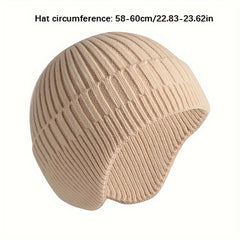 Thickened Warm Ear Protection Hat Woolen Knitted Hat