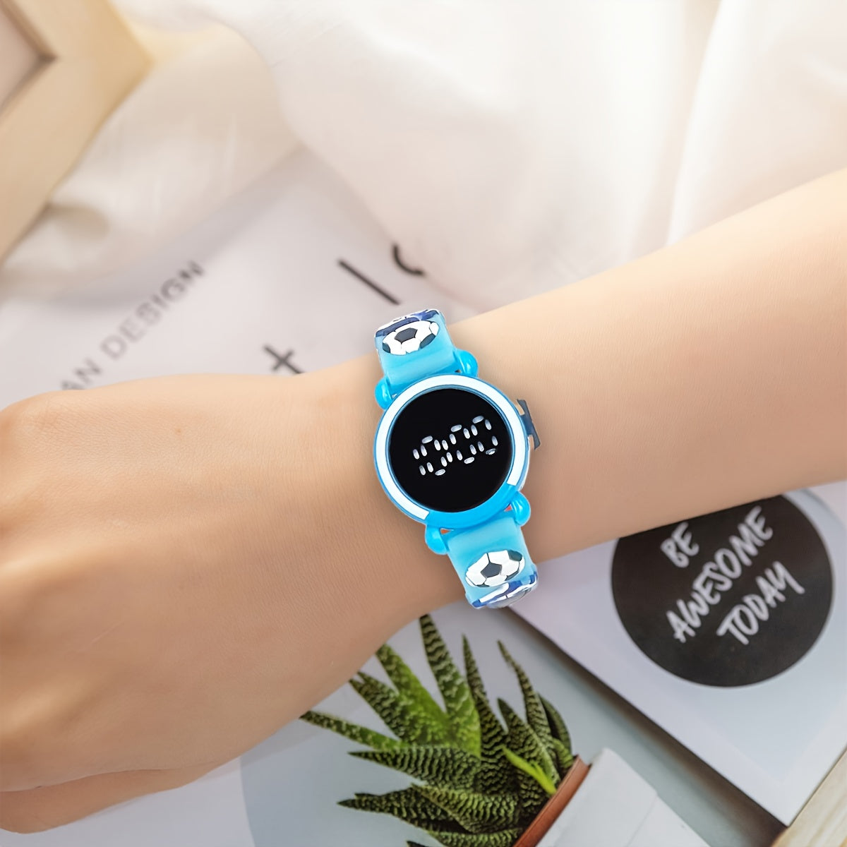 Football Electronic Watch for Back to School Gift