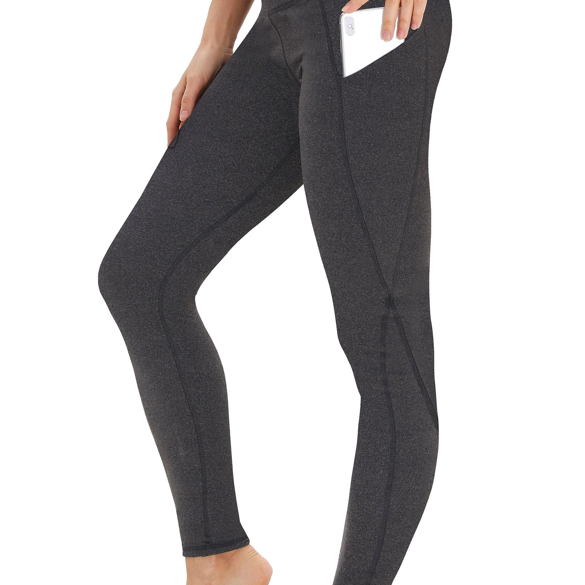 Dark Gray High Waist Nine Point Yoga Pants