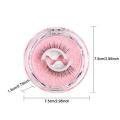 Self Adhesive False Eyelashes No Glue Needed Portable Wearing Eyelashes
