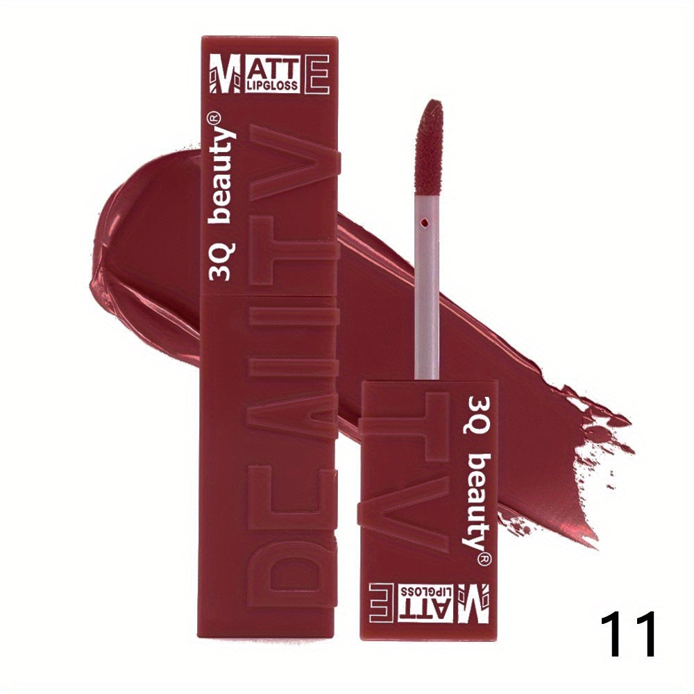 Matte Lip Gloss 20 Colors Glitter Long Lasting Liquid Makeup Rouge