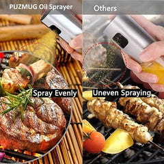 Glass Sprayer with Brush and Funnel Set for Air Fryer