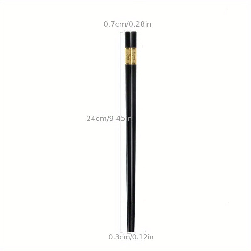 10pcs High Alloy Chopsticks Anti Mold And Anti Slip
