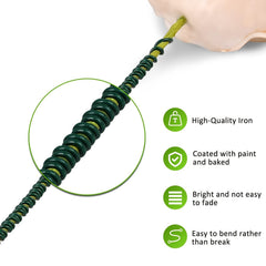 3pcs Floral Wire 118 Yards 22 Gauge Green Florist Wire Paddle Wire For Crafts