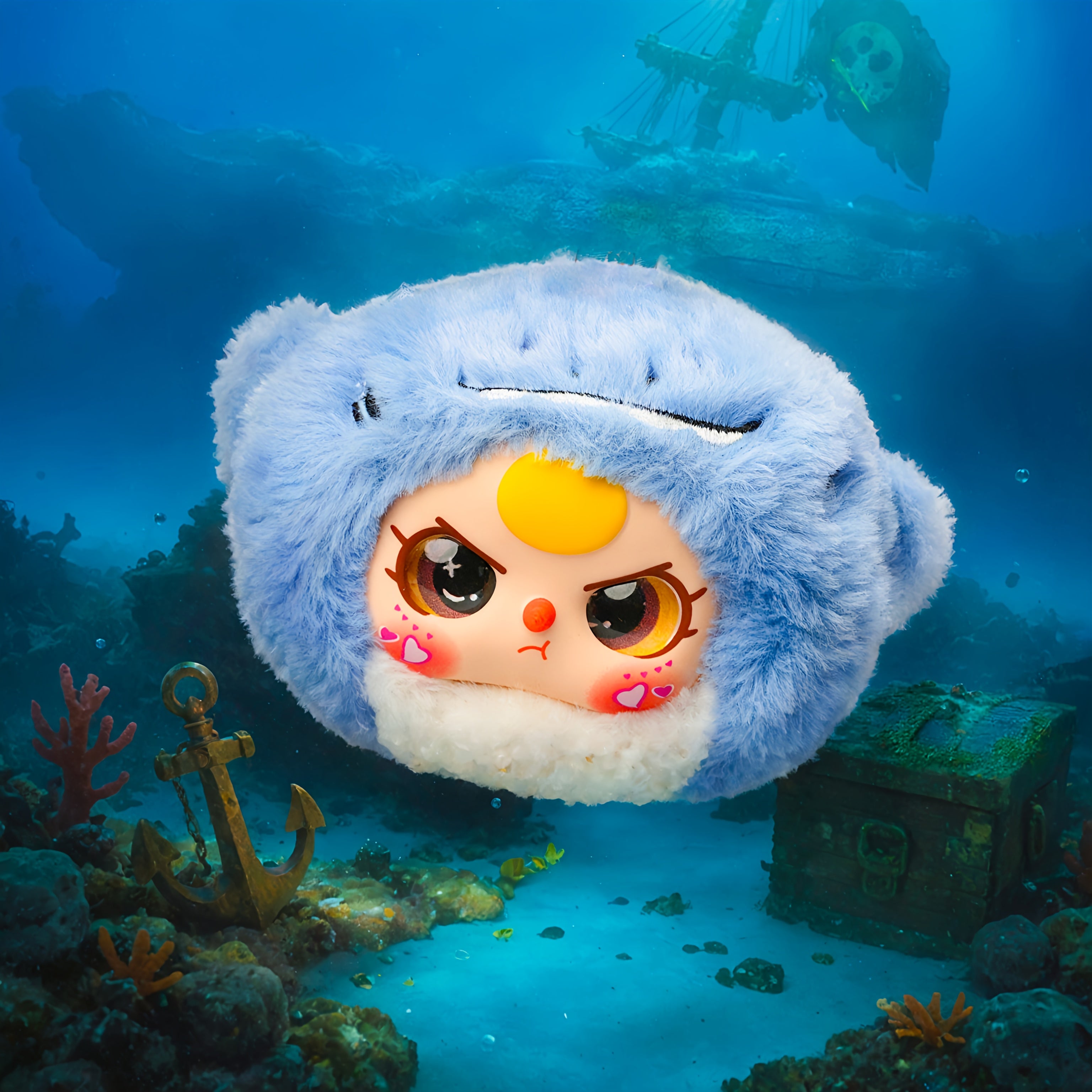 Ocean Theme Plush Toy for Bedroom Decoration Ideal Gift