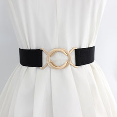 Women Stretchy Skinny Waist Belt Elastic Belt For Jeans Dresses