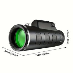 HD Monocular Telescope Manual Focus for Travel Camping Outdoor Exploration