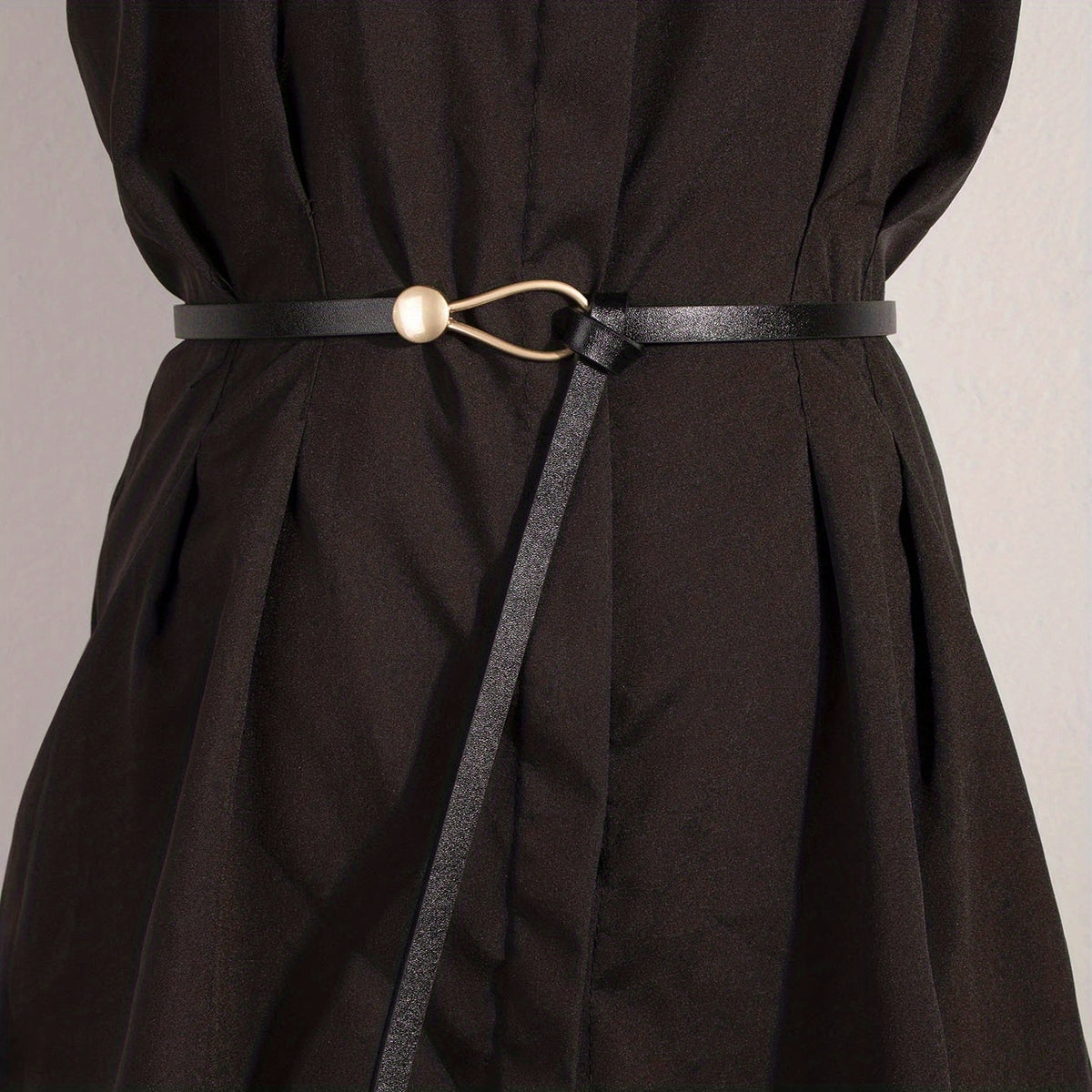 Thin Casual Waistband Decorative Dress Girdle PU Leather Jeans Pants Belt