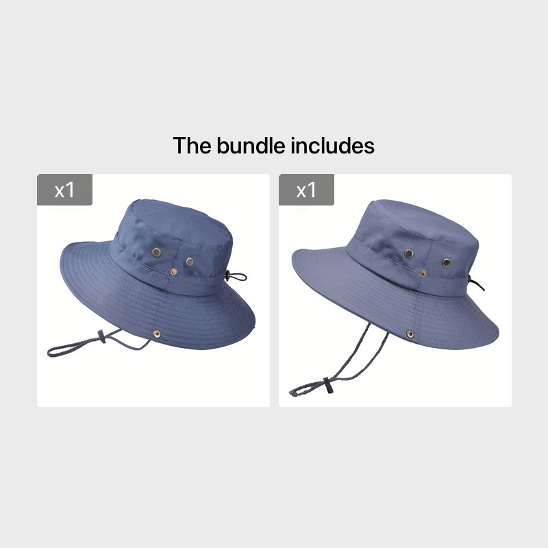 Men's Climbing Sun Hat Large Eaves Breathable Fisherman Cap