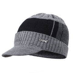 Men's Fleece & Thick Wool Cap for Outdoor Warmth