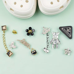 11pcs Bear Series Shoe Charms For Clogs DIY Shoes Accessories