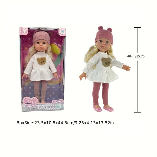 Anime Theme 18 Inch Doll with Comb Accessories Vinyl Body Skin Doll Accessories