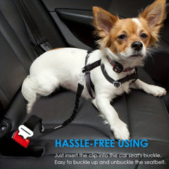 Adjustable Dog Seat Belt for Safe Car Rides Small, Medium and Large Dogs