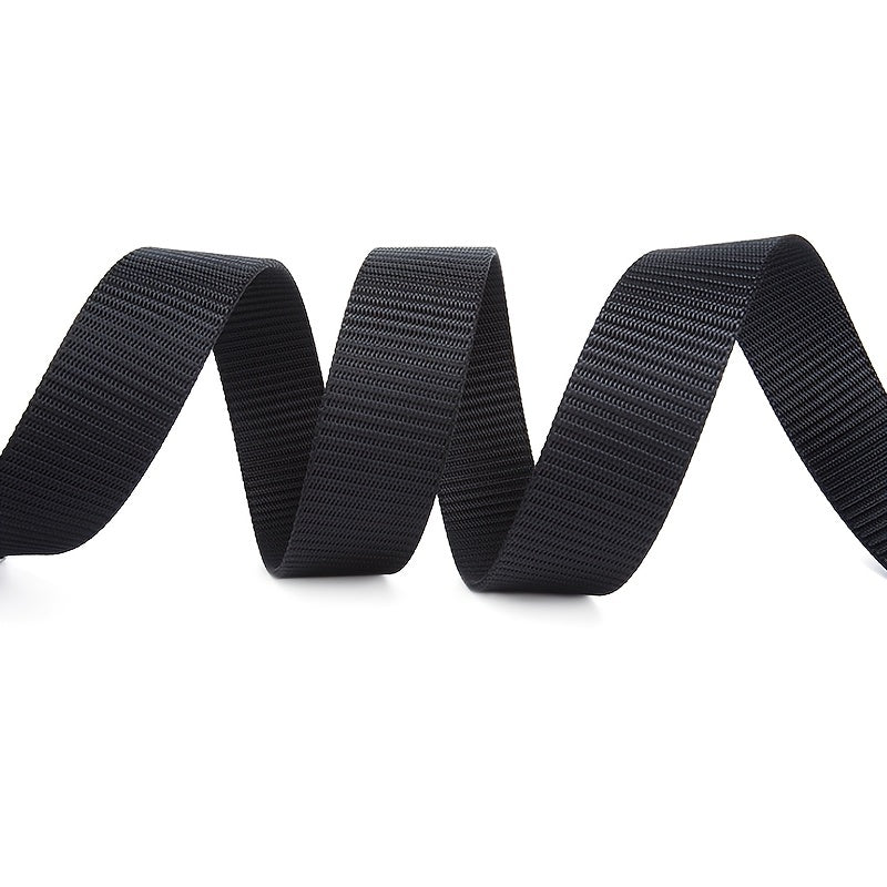 Men's Metal Buckle Nylon Canvas Webbing Belt Outdoor Work Belt