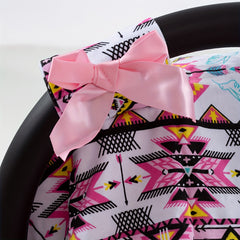 Girls Cartoon Pigeon Print Car Seat Sunshade Cover Canopy