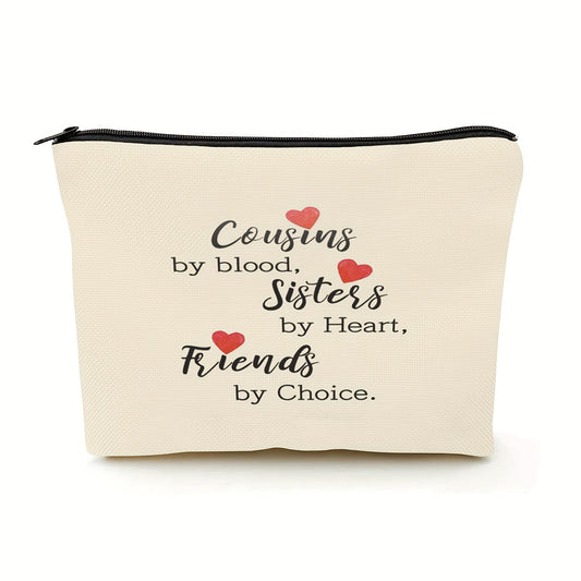 Cousin For Women Makeup Bag Funny Gift