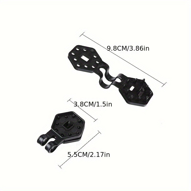 10pcs Hexagonal Clamp Sunshade Net Fixing Clamp for Outdoor Greenhouse