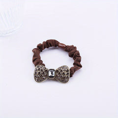 Rhinestone Hair Tie Elastic Hair Bands Ponytail Holder