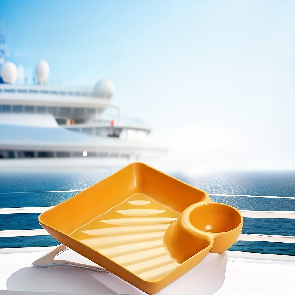Household Plastic Fruit Plate Dumpling Plate Snack Plate