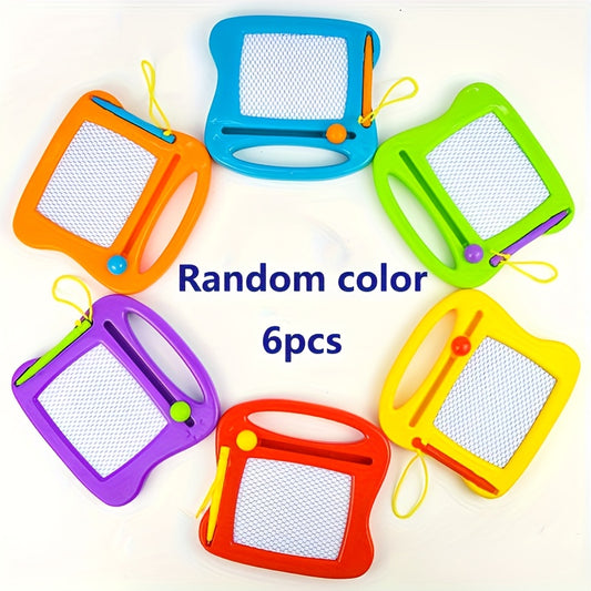 6pcs Magnetic Drawing Boards for Kids - Erasable Doodle Sketch Pads