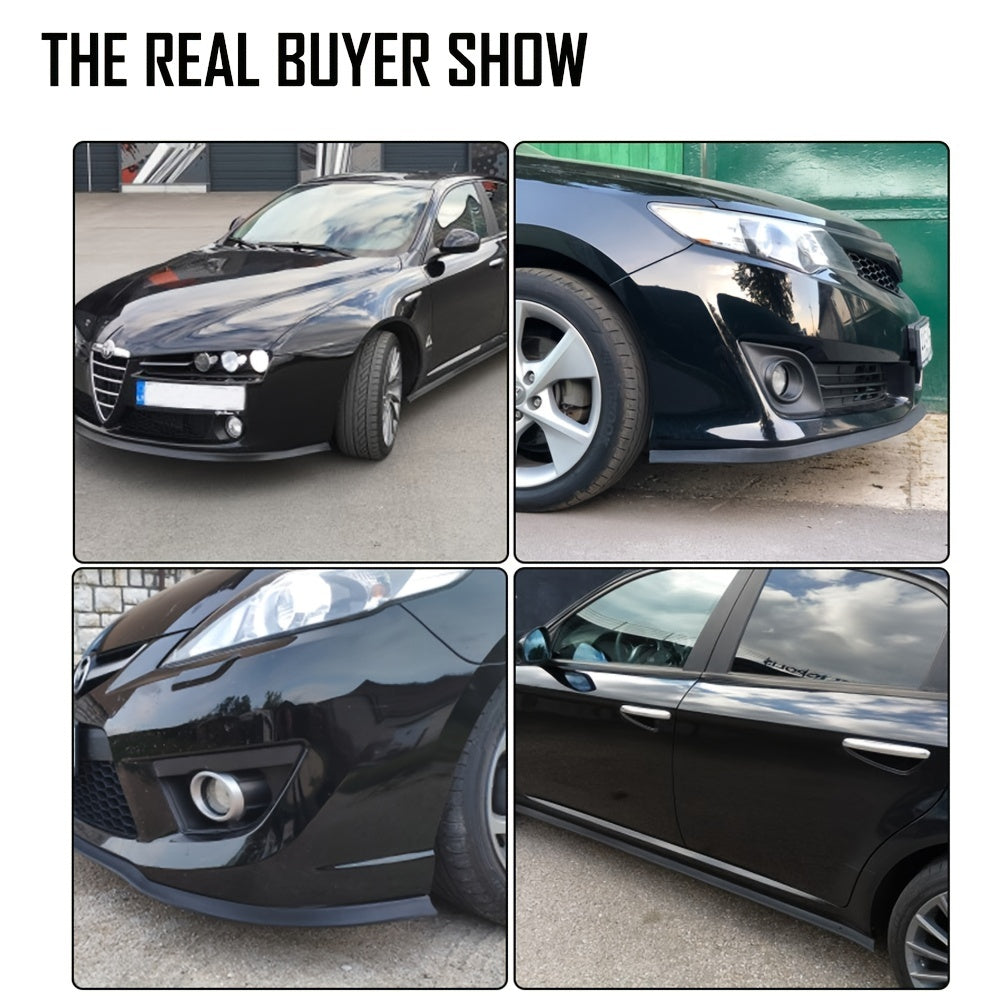 8 2ft Universal Front Bumper Lip - Upgrade Your Car's Look Instantly