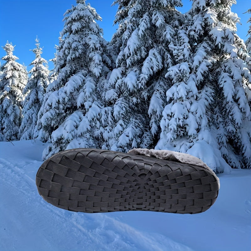 Women's Winter Plush Moccasin House Slippers Memory Foam Indoor Shoes