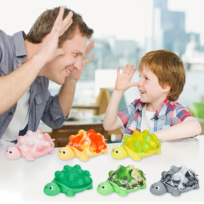 3D Turtle Bubble Popper Finger Toy Quick Release