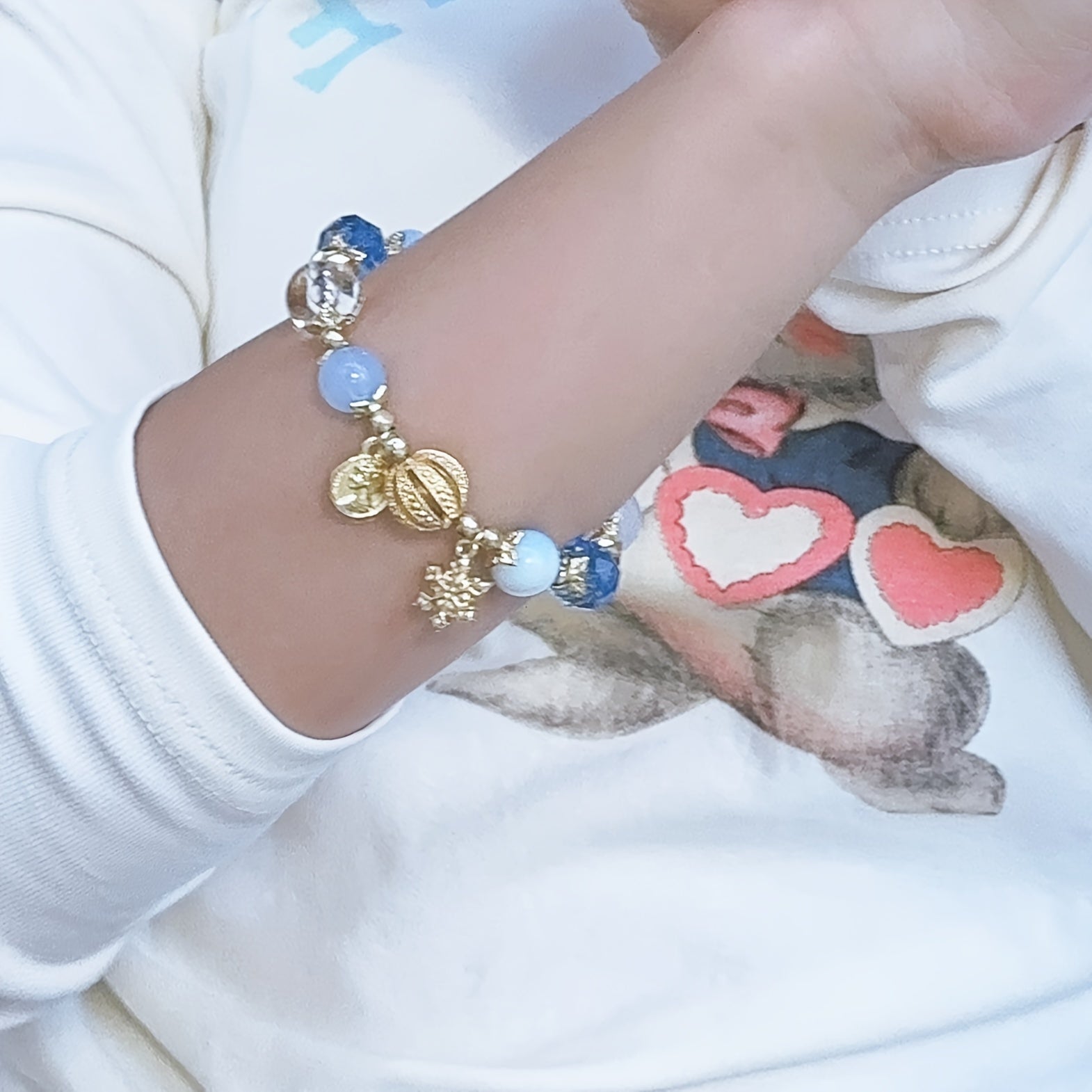 Snow Bracelet Bow Bead Bracelet Christmas Wind Bracelet