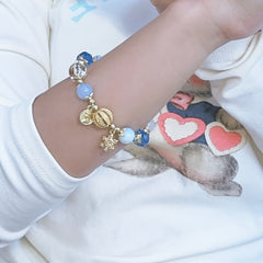 Snow Bracelet Bow Bead Bracelet Christmas Wind Bracelet