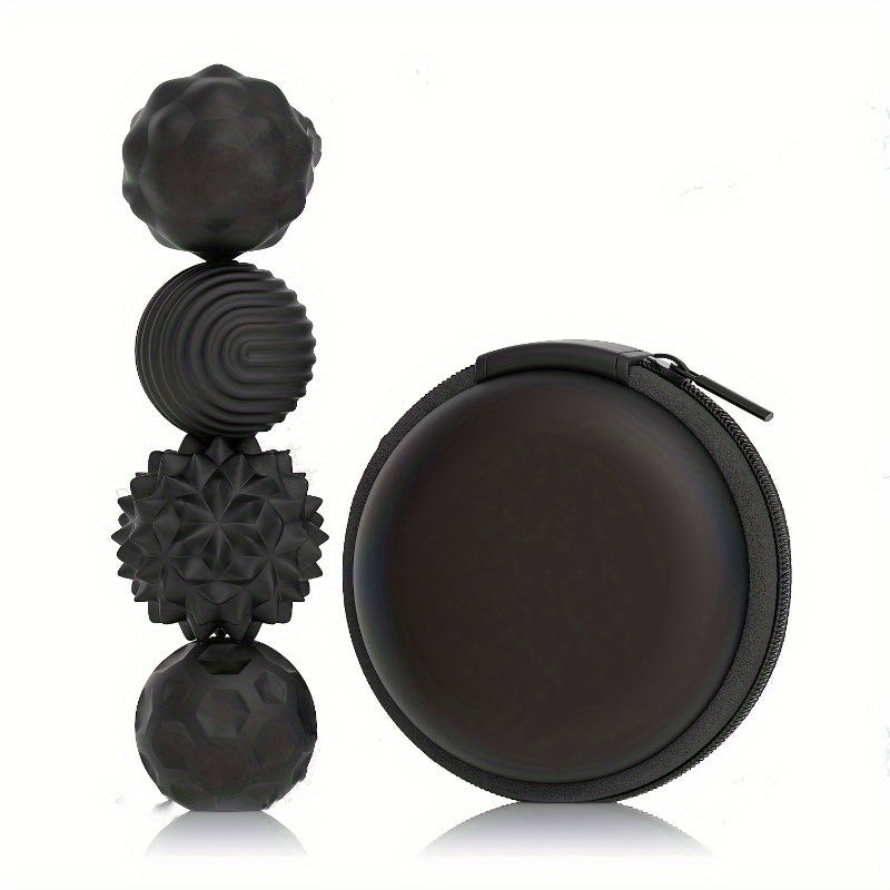 Silicone Magnetic Ball Set Adult Sensory Toy Compact Portable Textured Rolling