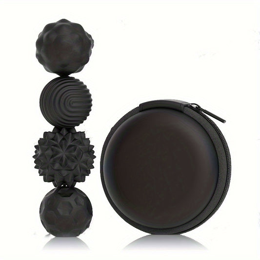Silicone Magnetic Ball Set Adult Sensory Toy Compact Portable Textured Rolling