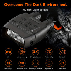 Night Vision Binoculars Infrared with Camera and 984ft Range