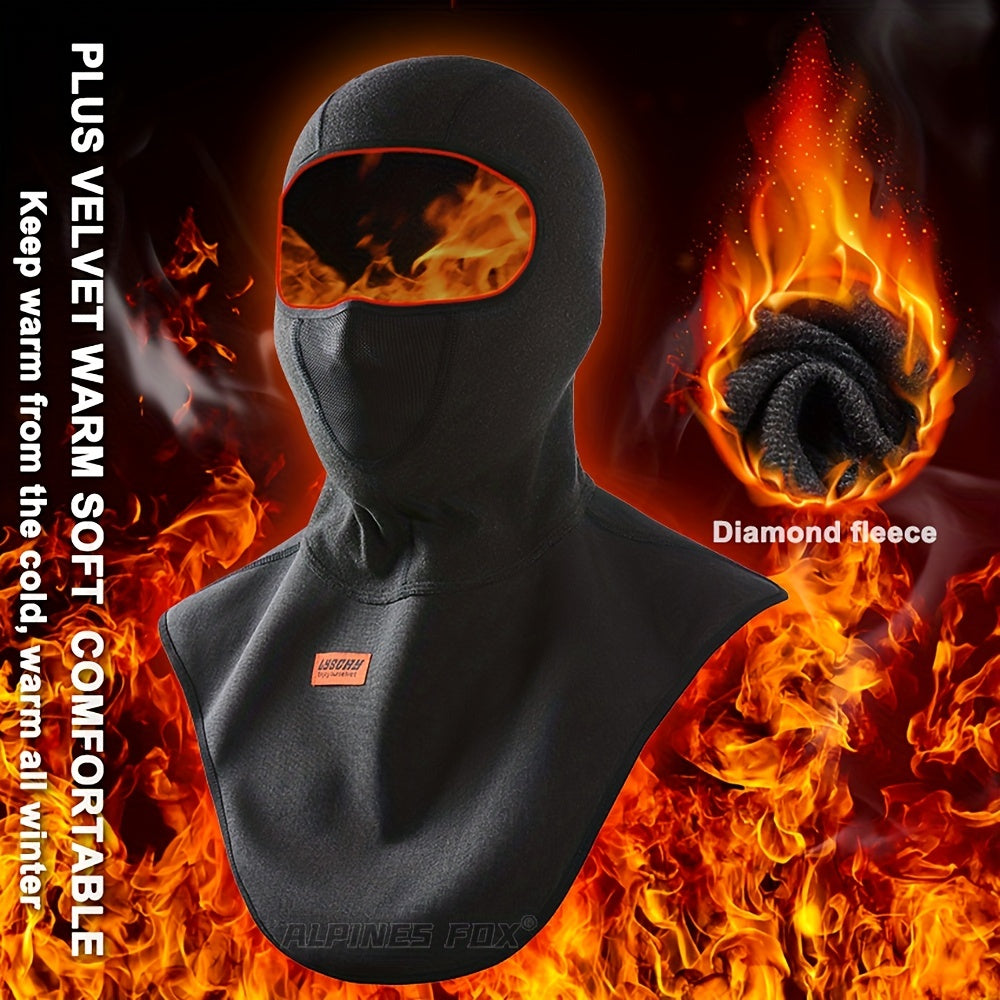 Fleece Thermal Motorcycle Face Mask Winter Balaclava