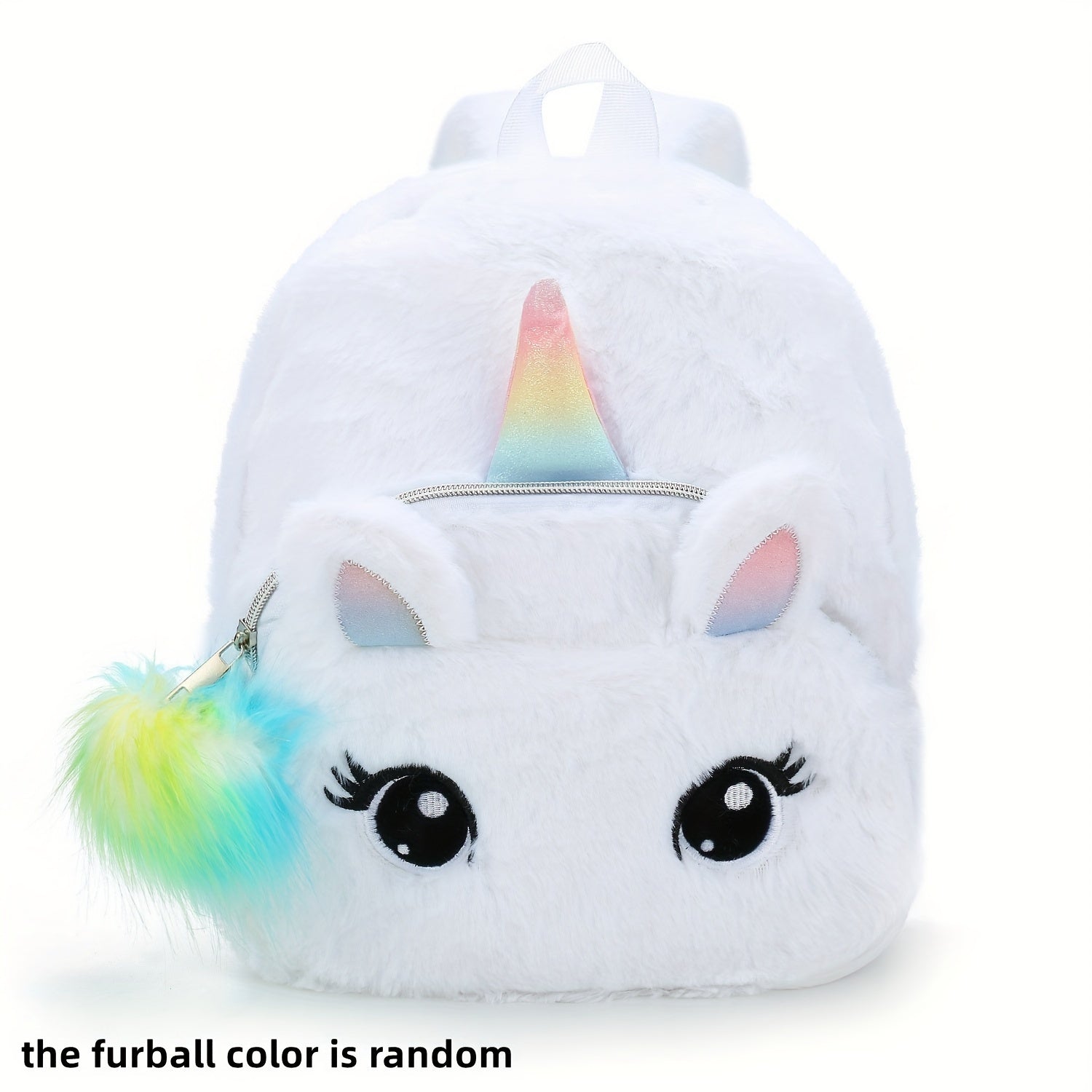 European Unicorn Plush Backpack for Toddlers
