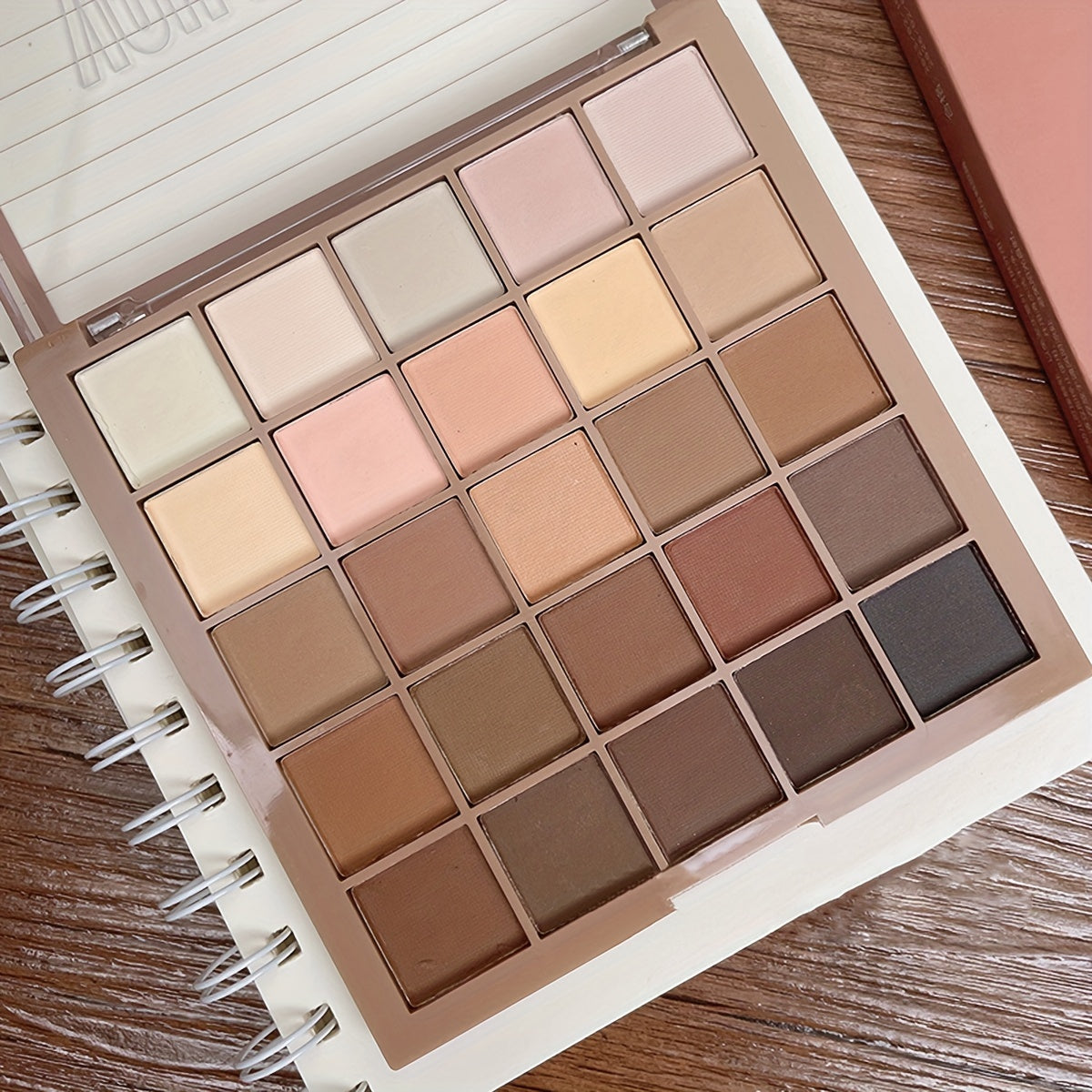 Matte Eyeshadow Palette 25 Shades Neutral Coffee & Chocolate Tones