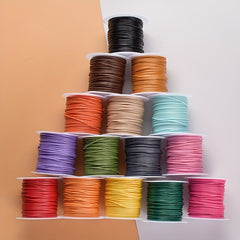 10m Polyester Fiber Wax Rope Bracelet Thread for Christmas