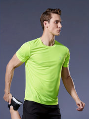 Men's Quick Dry Athletic T Shirt for Training & Gym Workouts