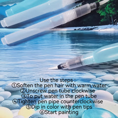 Watercolor Brushes High Nylon Brush Set for Beginners Painting