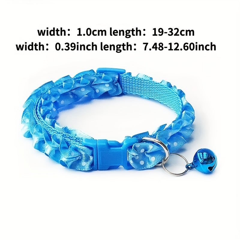 Flower Cat Collar with Bell - Small/Medium Kittens, Puppies