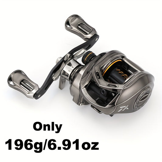 196g Baitcasting Fishing Reel 7.2:1 Gear Ratio Magnetic Brake Deep Spool