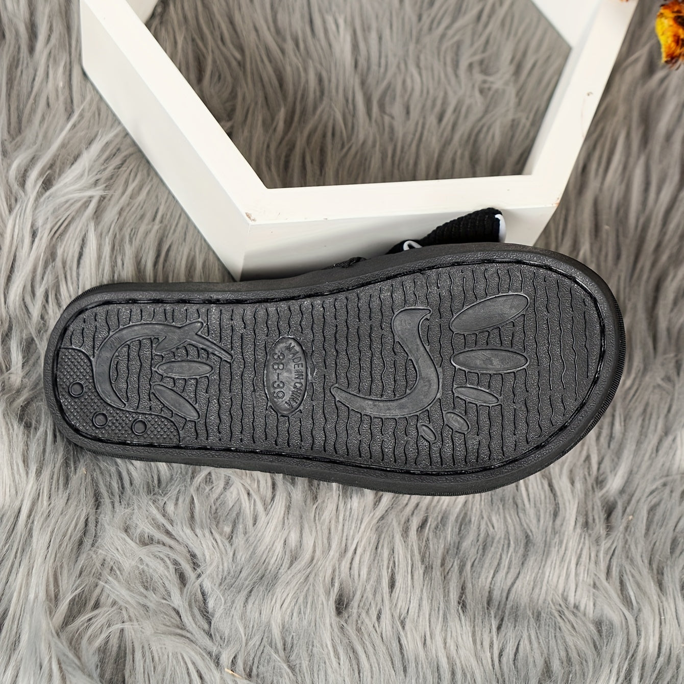 Women's Bowknot Decor Home Slippers Living Room Shoes