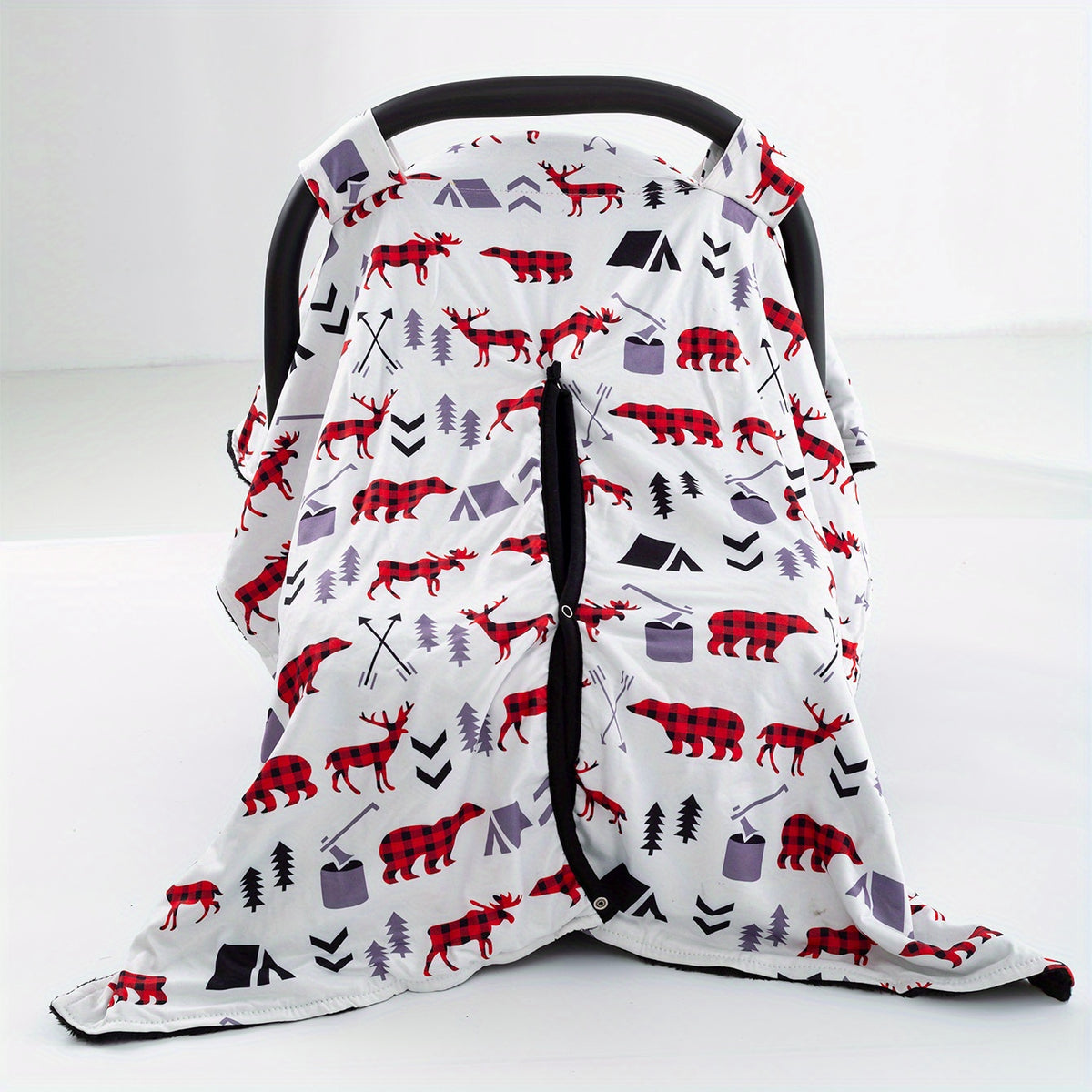 Elk Print Car Seat Sunshade Cover Canopy