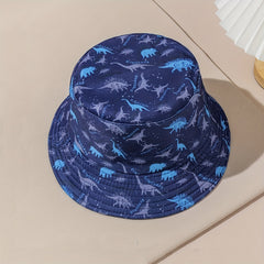 Dinosaur Pattern Fishing Hat - Parent Child Style Random Design