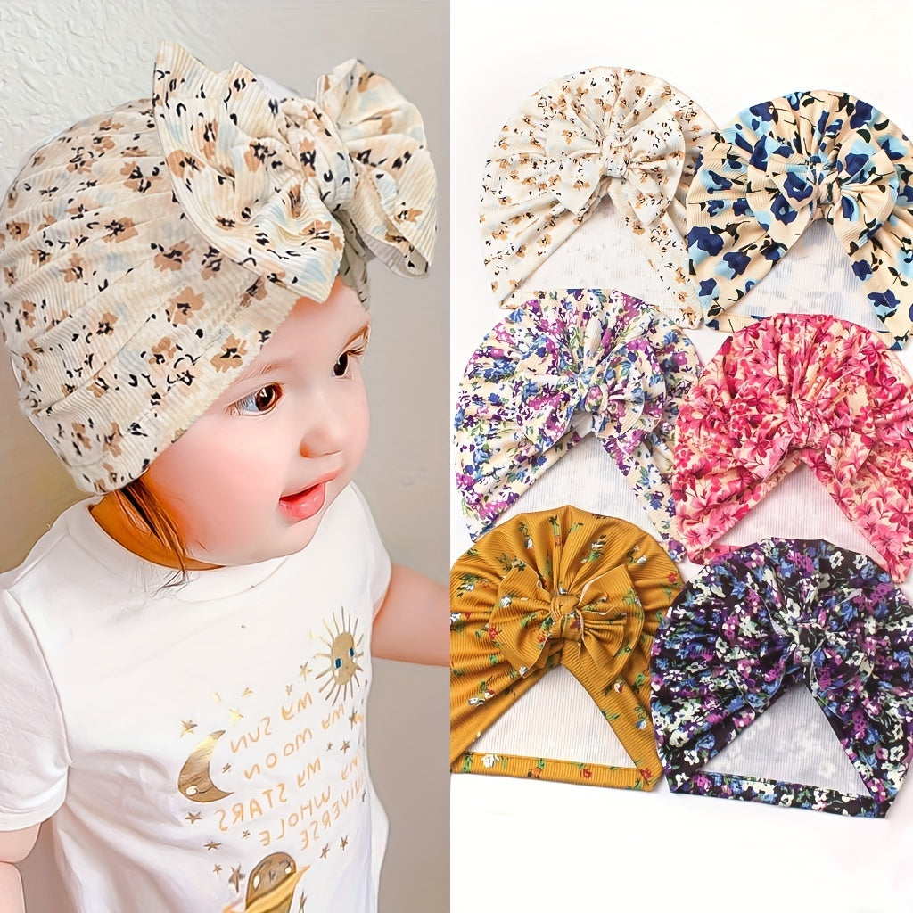Baby Turban Headwarp Soft Bow Knotted Hat