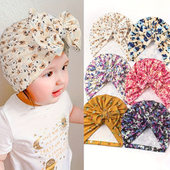 Baby Turban Headwarp Soft Bow Knotted Hat