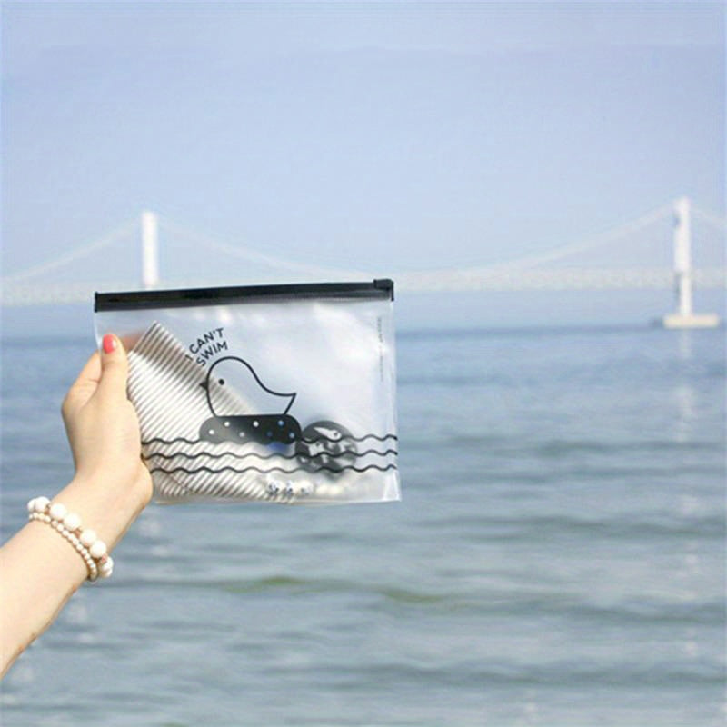 Cartoon Face Cover Storage Bag Makeup Case Travel Pouch Coin Purse