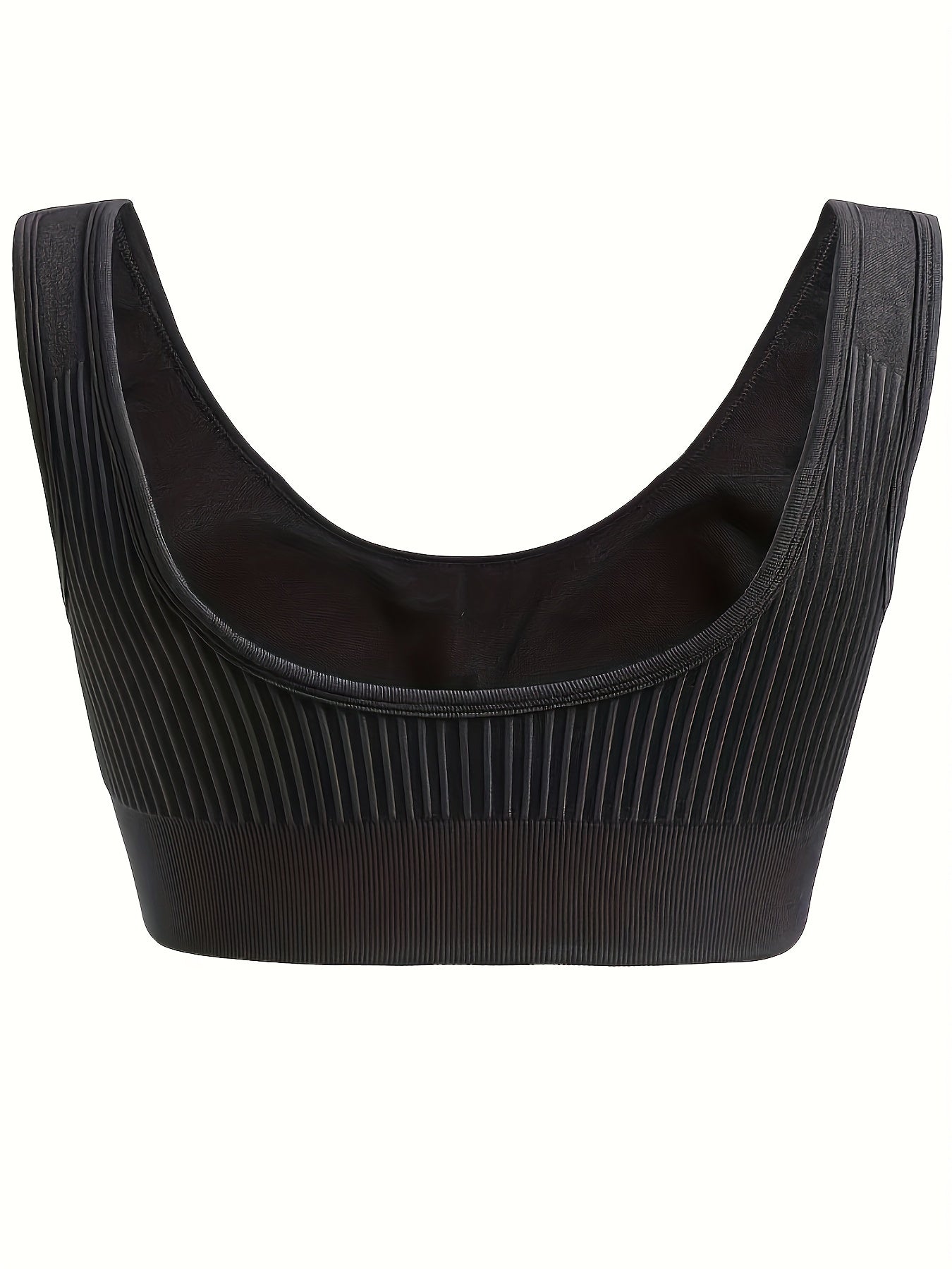  Sports Bra Women's Plus Striped Shockproof Seamless Padded