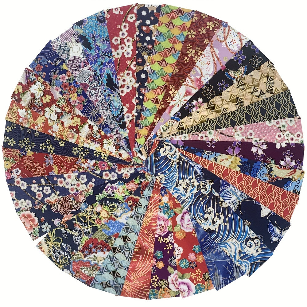 30pcs Japanese Cotton Fabric Patchwork Roll for Quilters and Sewing DIY Crafts