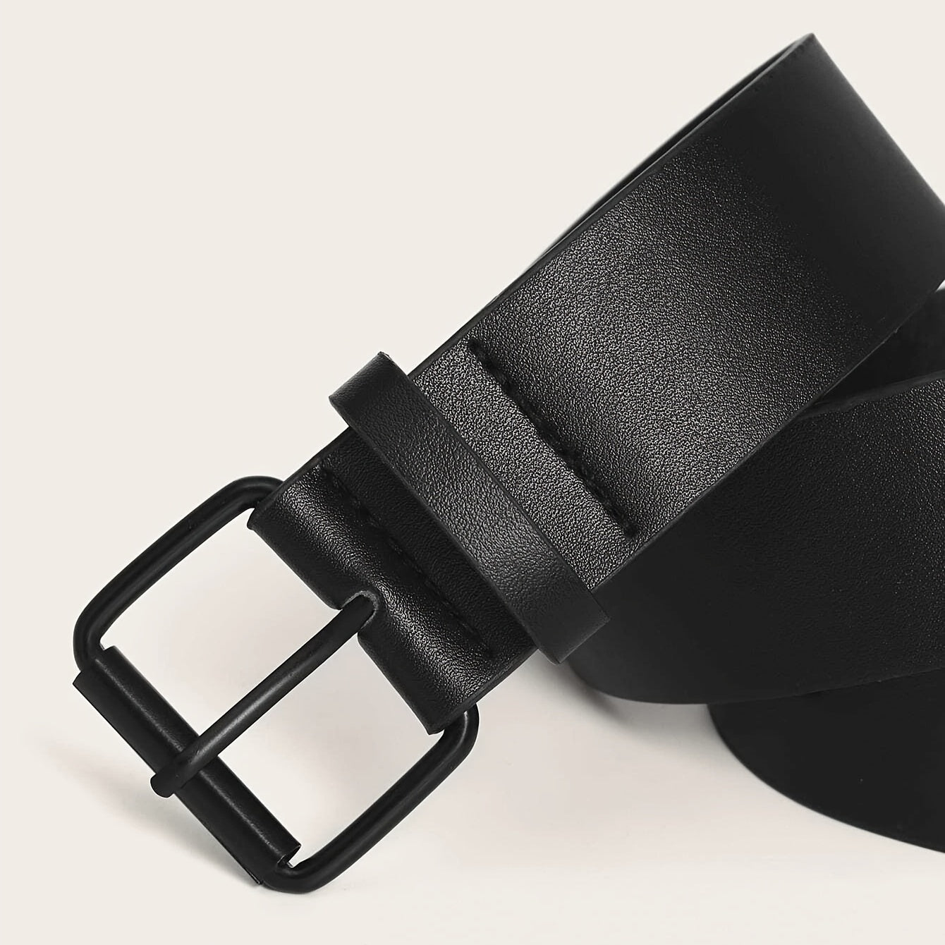 Unisex Vintage Leather Belt for Jeans Casual Wear