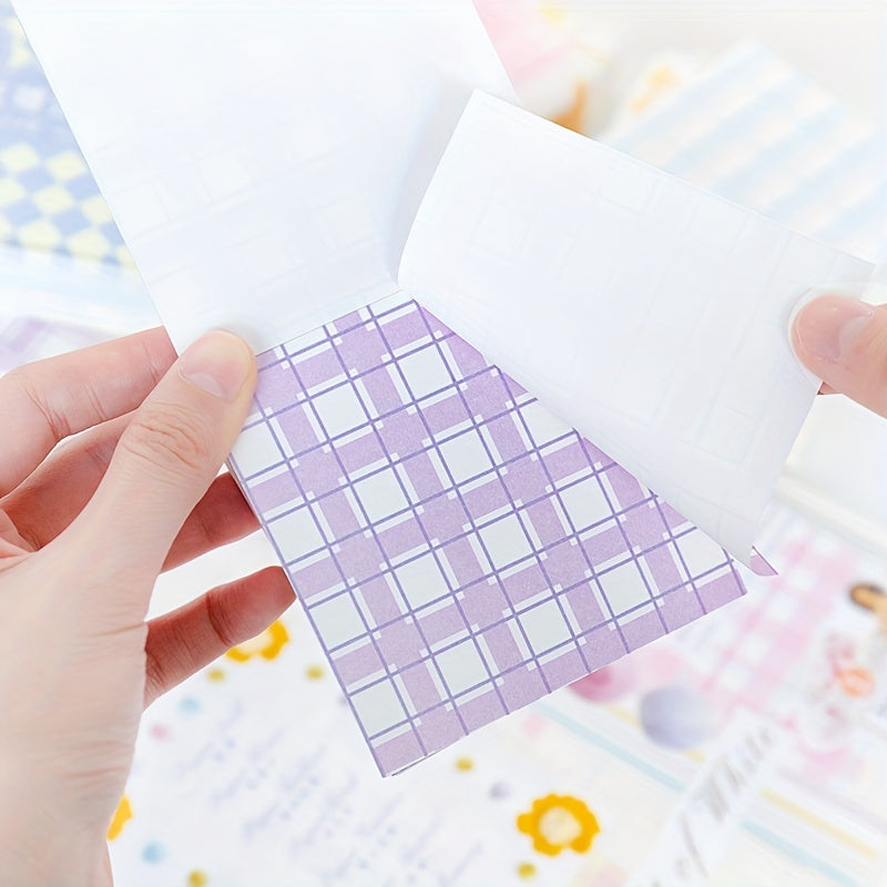 Colorful Checkerboard Series Non-sticky Notes